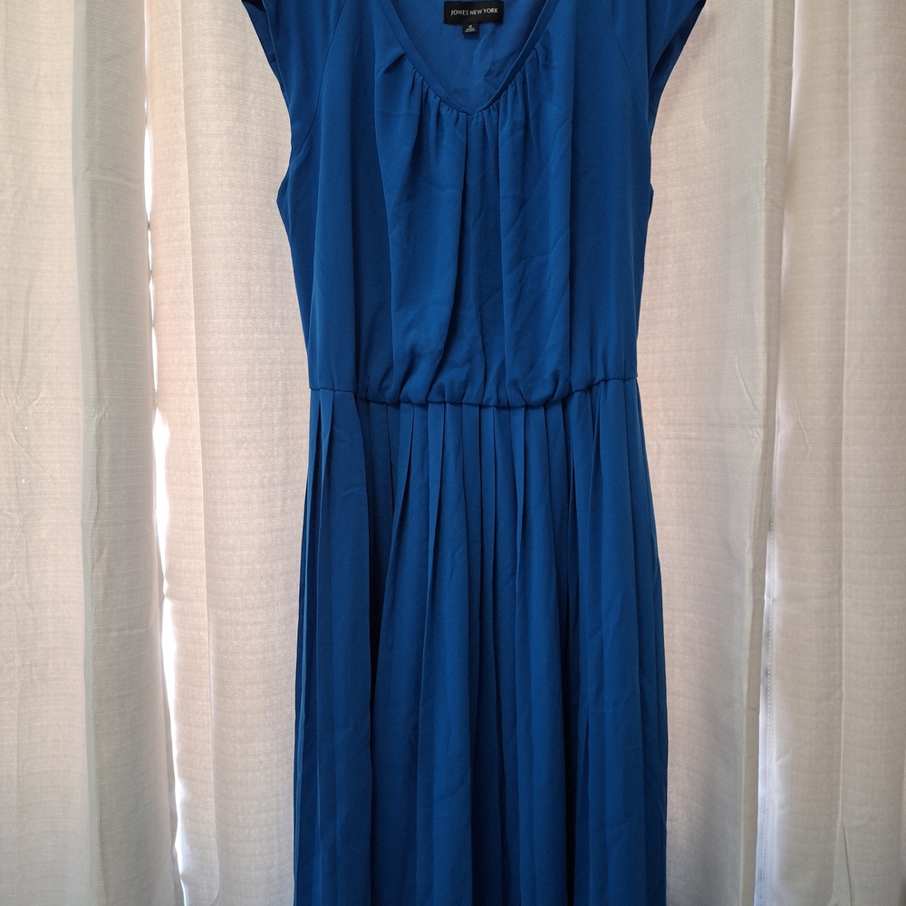 Elegant Blue Women's Dress